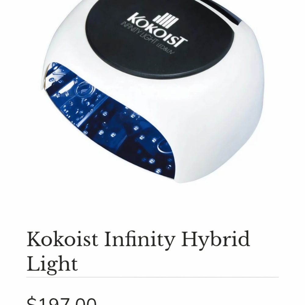 Nail Hybrid Light - White and Blue